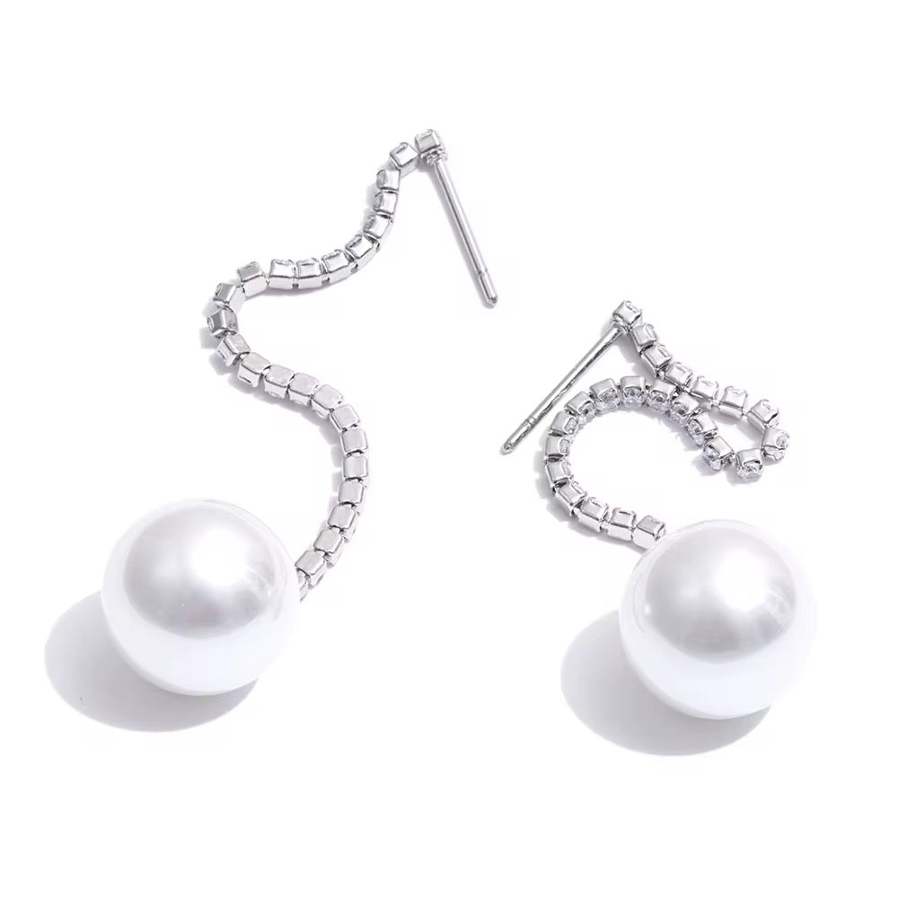Bridal Pearl Earrings