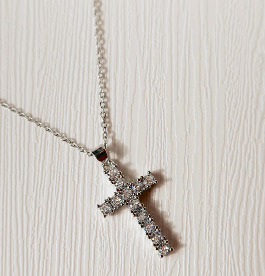 Cross Diamond Necklace