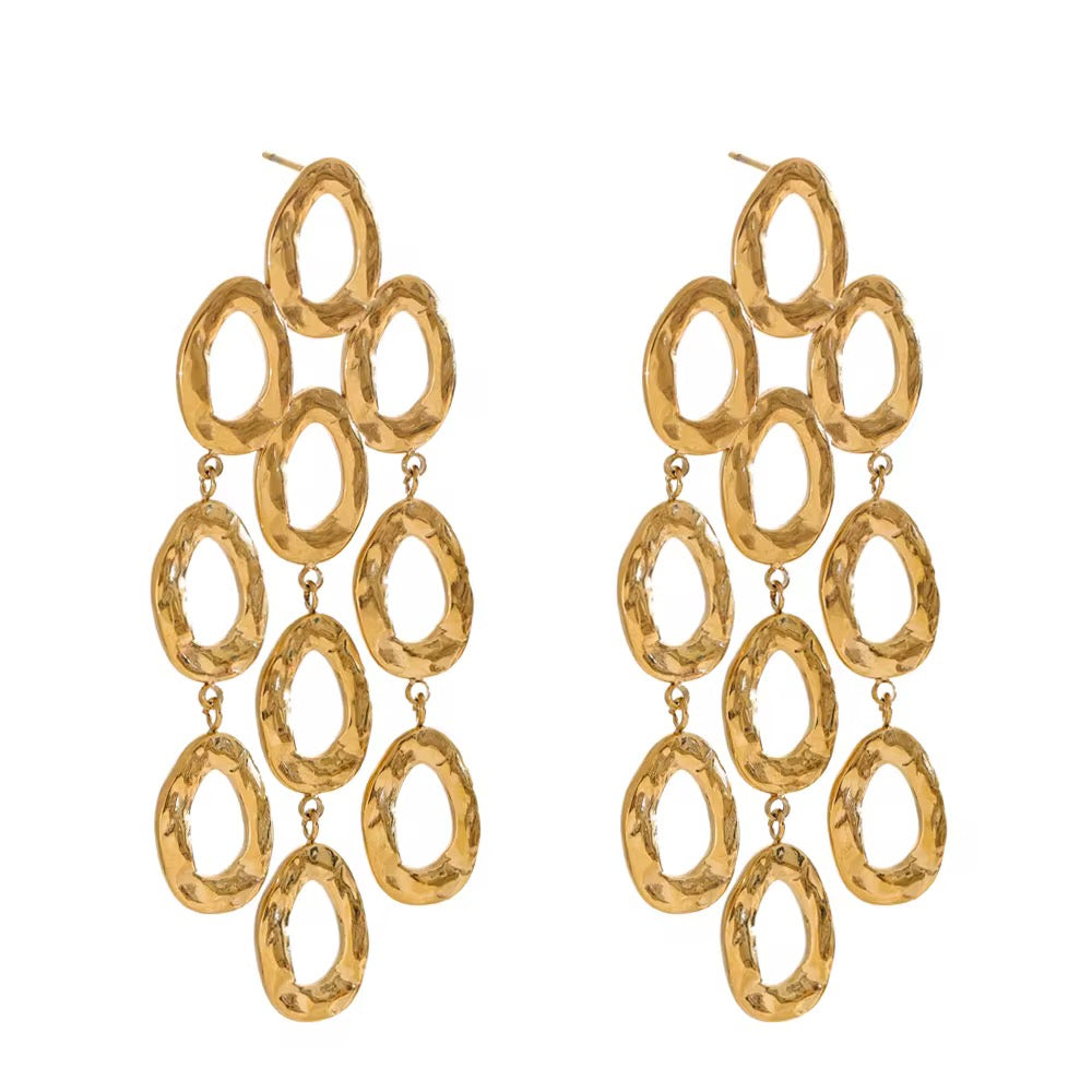 Threefall Earrings