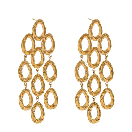 Threefall Earrings