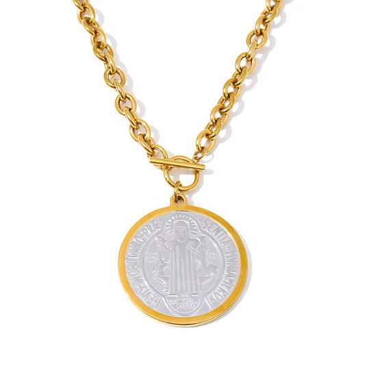 Benedict Medal Necklace