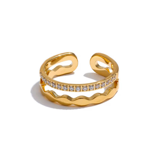 Duo Twist Ring