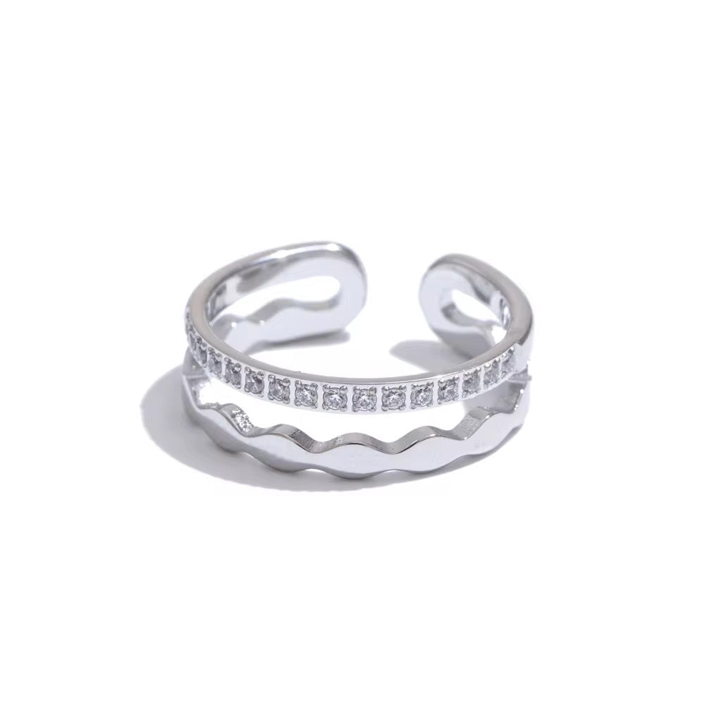 Duo Twist Ring