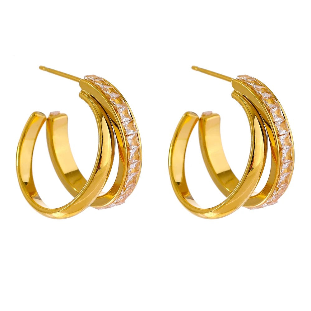 Double Huggies Earrings