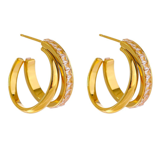 Double Huggies Earrings