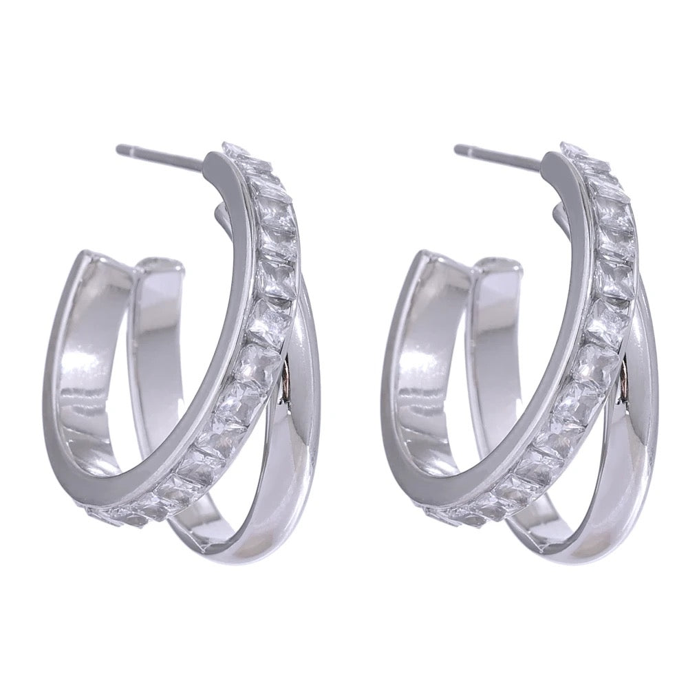 Double Huggies Earrings