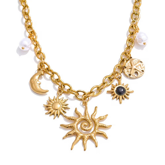 Solar Charm Necklace