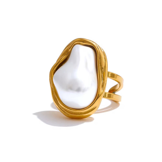 Baroque Pearl Ring